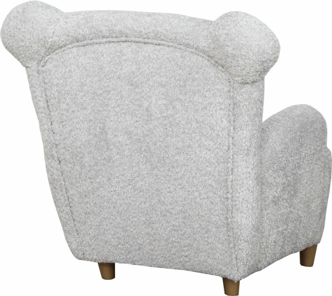 Fotelik Miś (boucle szary) 