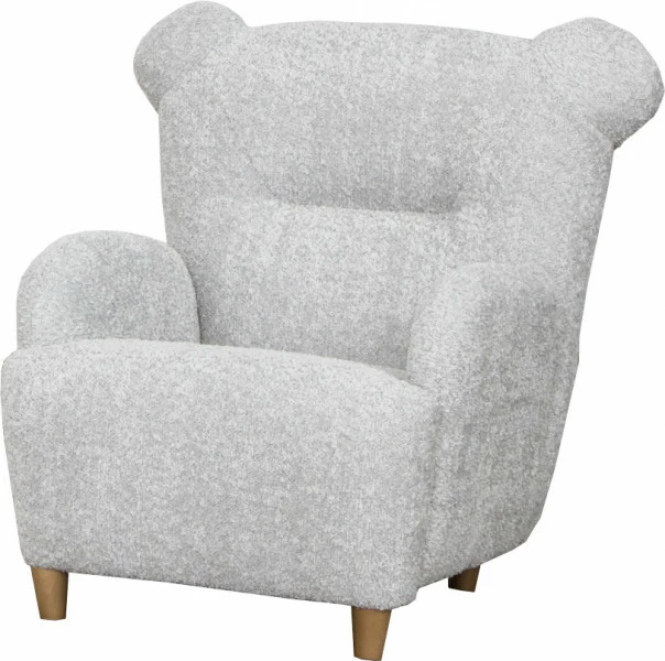 Fotelik Miś (boucle szary)