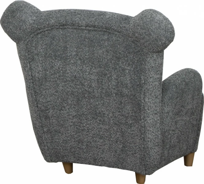 Fotelik Miś (boucle grafit) 