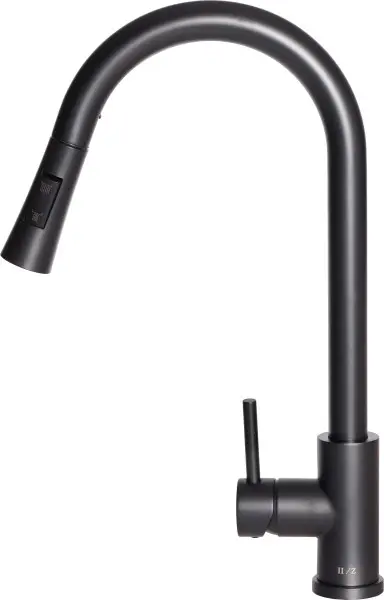 Bateria zlewozmywakowa stalowa EDERA 8 (czarna)