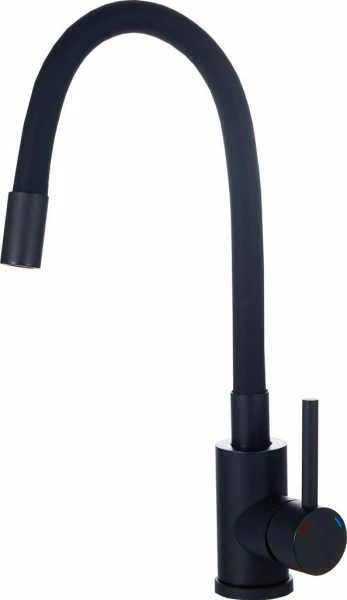 Bateria zlewozmywakowa stalowa MAGGIE 6 (czarna)