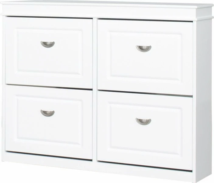 Szafka na buty 4-drzw. Alessa (biała) 