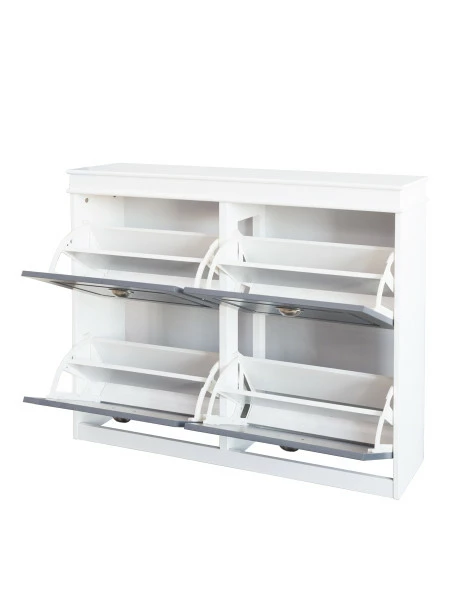 Szafka na buty 4-drzw. Alessa (szara)