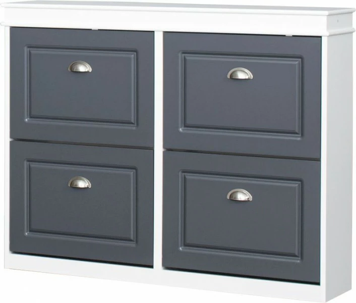 Szafka na buty 4-drzw. Alessa (szara)