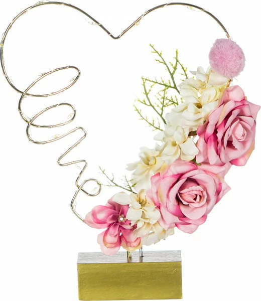 Serce z ledami i kwiatami - Mirsano