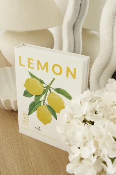 Książka dekoracyjna Lemoni Books 5 Lemon