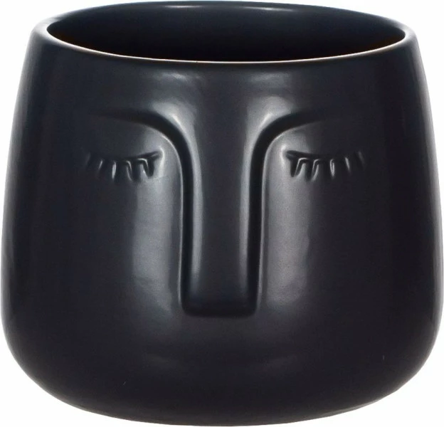 Doniczka-głowa Goldi (czarny) 