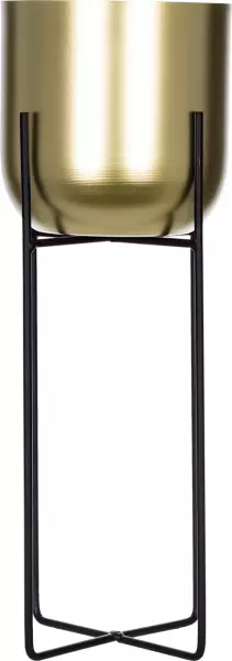 Duży stojak na kwiaty Ravia 14 (złoty/czarny)