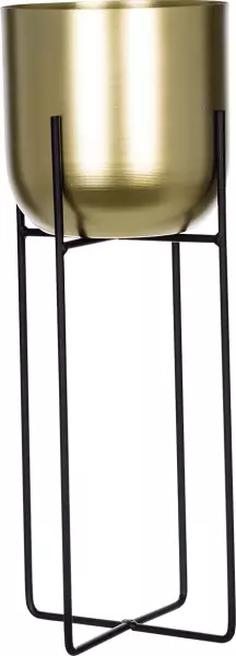 Duży stojak na kwiaty Ravia 14 (złoty/czarny) 