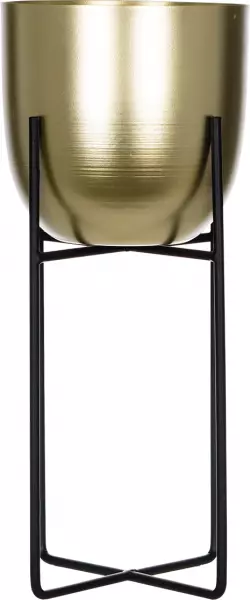 Mały stojak na kwiaty Ravia 14 (złoty/czarny) 