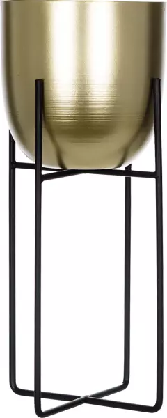 Mały stojak na kwiaty Ravia 14 (złoty/czarny)