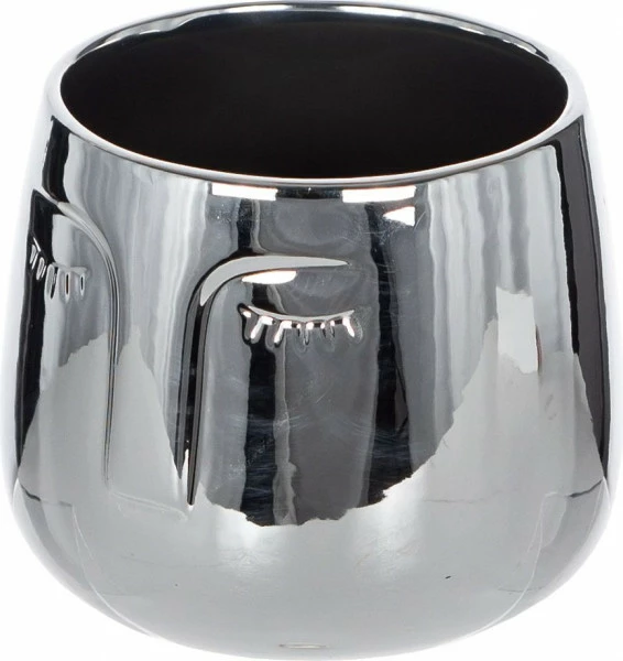 Doniczka-głowa Goldi (srebrny)