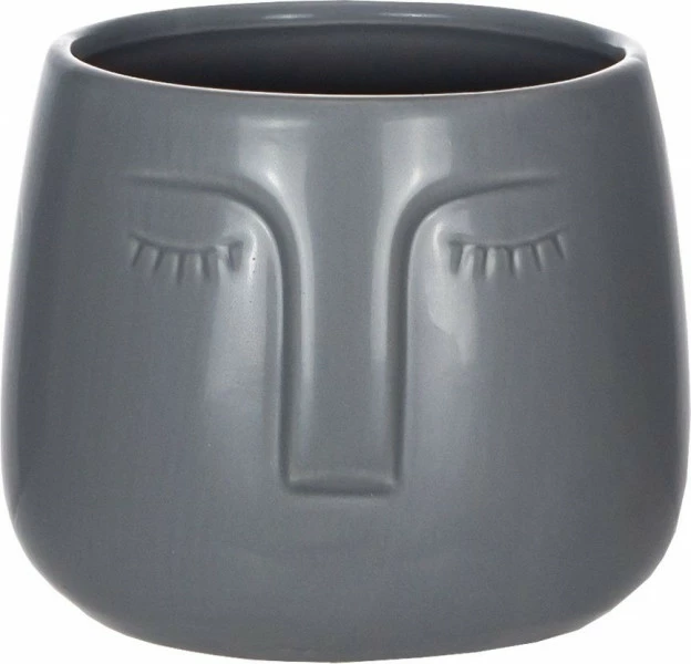 Doniczka-głowa Goldi (szary)