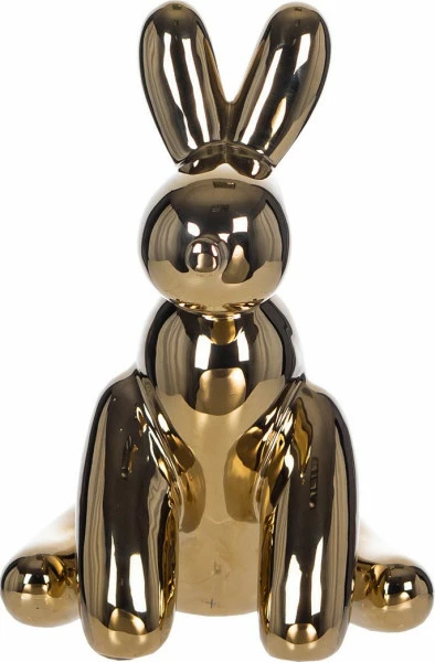 Ozdobna figurka ceramiczna pies Konti 89 (złoty)