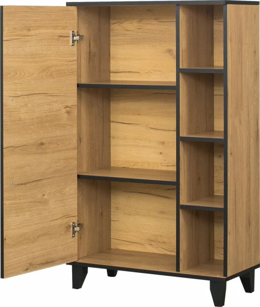 Szafka stojąca z drzwiczkami i półkami Floryda (dąb Soma ciemny)