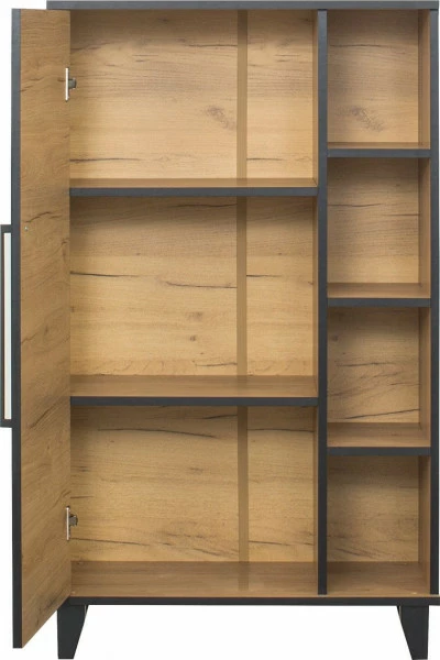 Szafka stojąca z drzwiczkami i półkami Floryda (dąb Soma ciemny)