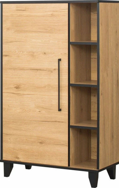 Szafka stojąca z drzwiczkami i półkami Floryda (dąb Soma ciemny)