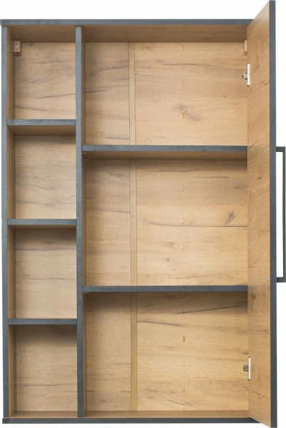 Szafka wisząca z drzwiczkami i półkami Floryda (dąb Soma ciemny)