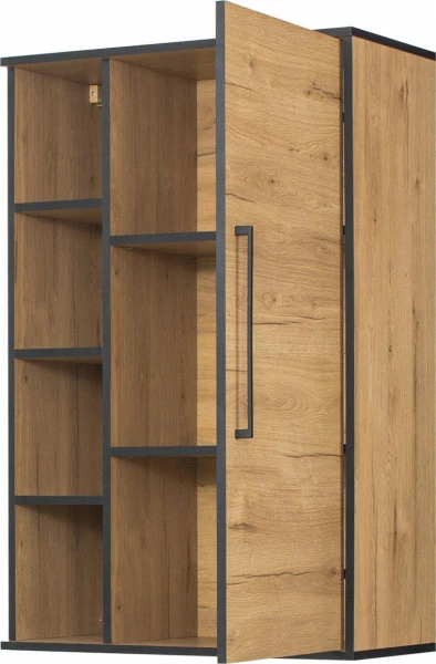 Szafka wisząca z drzwiczkami i półkami Floryda (dąb Soma ciemny)