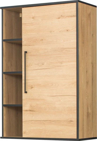 Szafka wisząca z drzwiczkami i półkami Floryda (dąb Soma ciemny)