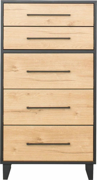 Komoda 60 z 5 szufladami Floryda (dąb Soma ciemny)