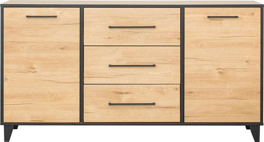 Komoda z drzwiczkami i szufladami Floryda (dąb Soma ciemny) 