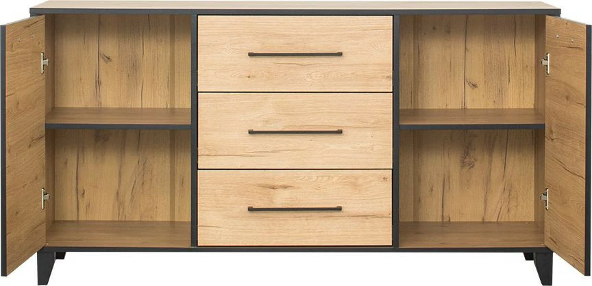 Komoda z drzwiczkami i szufladami Floryda (dąb Soma ciemny)