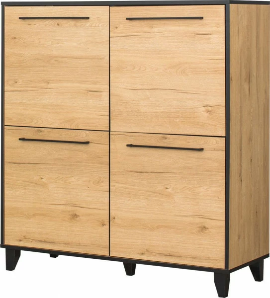 Komoda z 4 drzwiami Floryda (dąb Soma ciemny)