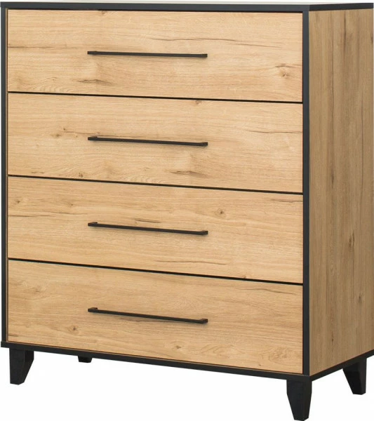 Komoda z 4 szufladami Floryda (dąb Soma ciemny)