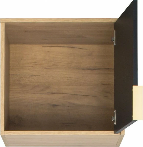Nadstawka na półszafę (prawa) Floryda (grafit/dąb Soma ciemny)