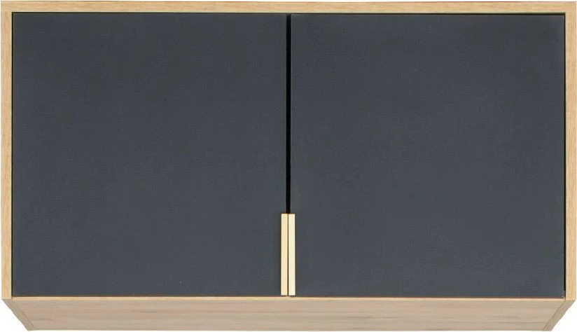 Nadstawka na szafę Floryda (grafit/dąb Soma ciemny) 