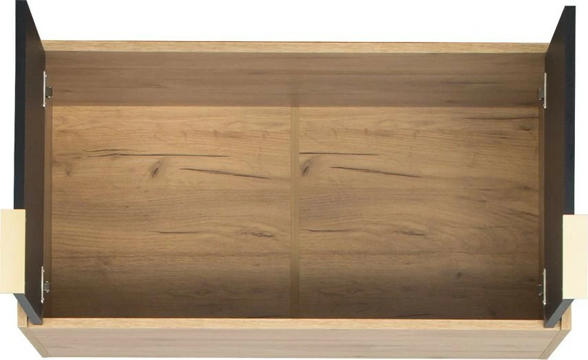 Nadstawka na szafę Floryda (grafit/dąb Soma ciemny)