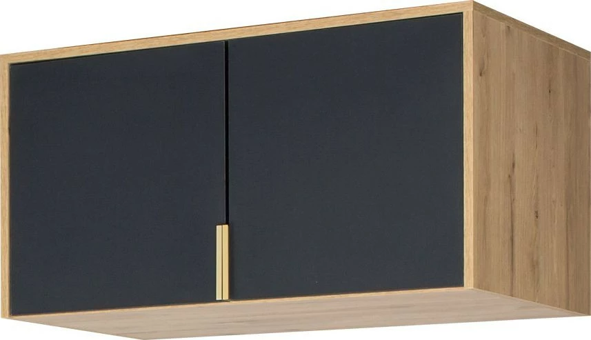 Nadstawka na szafę Floryda (grafit/dąb Soma ciemny)