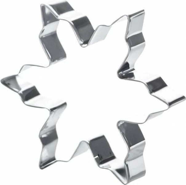 Zestaw foremek metalowych do ciastek(śnieżynki) 3 (5elem.) 