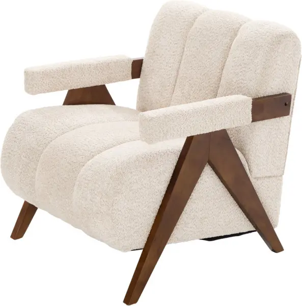 Fotel Biscuit 32 (boucle beż) 