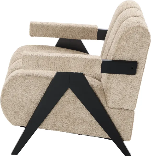 Fotel Biscuit 32 (boucle cappuccino) 