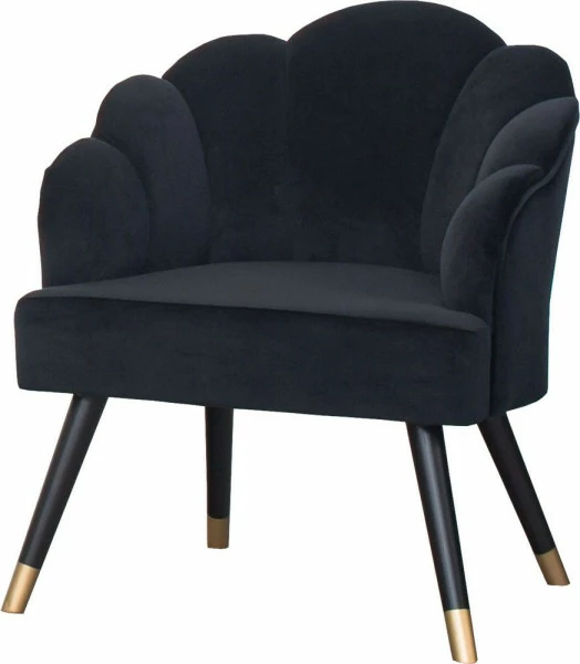 Fotel Malavi (plusz czarny)