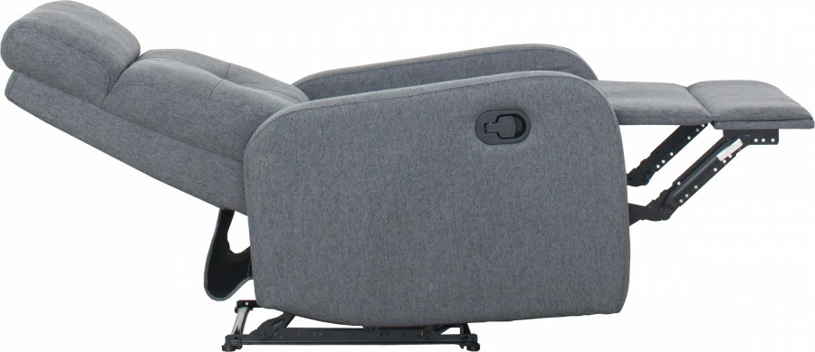 Fotel Gerona z funkcją relax (grafitowy)
