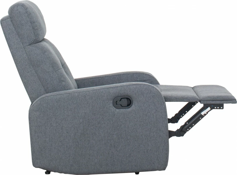 Fotel Gerona z funkcją relax (grafitowy)