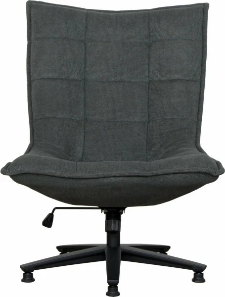 Fotel wypoczynkowy, obrotowy TRAMONTO (grafit) 