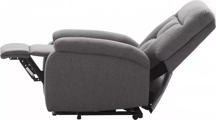 Fotel elektryczny regulowany z funkcją podnoszenia Duke 28 (grafitowy)