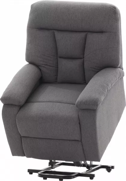 Fotel elektryczny regulowany z funkcją podnoszenia Duke 28 (grafitowy)