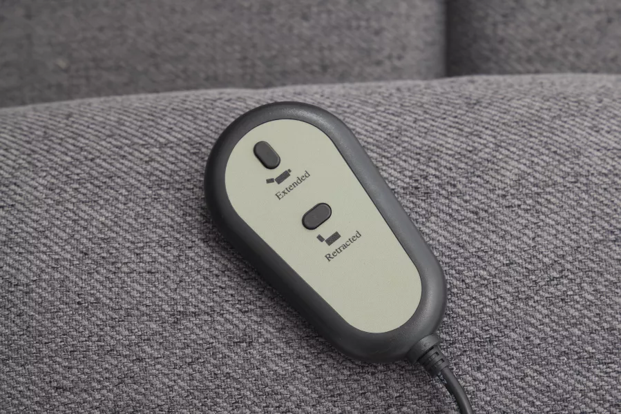 Fotel elektryczny regulowany z funkcją podnoszenia Duke 28 (grafitowy)