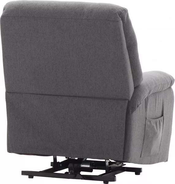 Fotel elektryczny regulowany z funkcją podnoszenia Duke 28 (grafitowy)