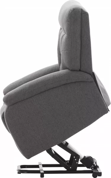 Fotel elektryczny regulowany z funkcją podnoszenia Duke 28 (grafitowy)