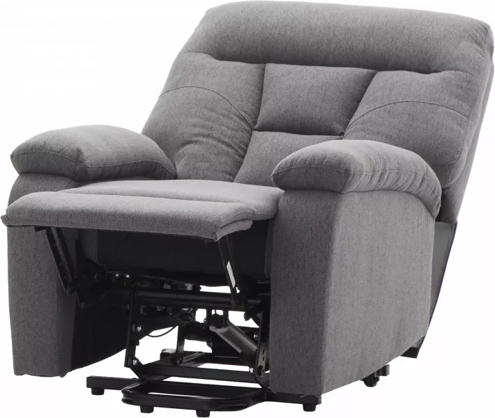 Fotel elektryczny regulowany z funkcją podnoszenia Duke 28 (grafitowy) 