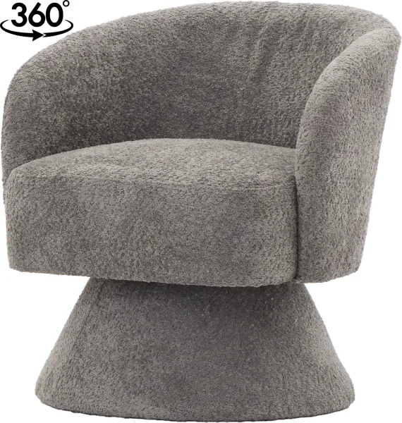 Fotel obrotowy Lizbona 29 (boucle grafit)