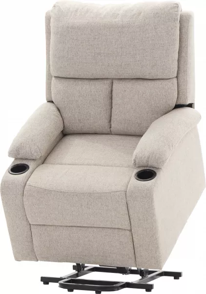 Fotel elektryczny relax z funkcją ułatwiania wstawania Calio 27 (latte) 