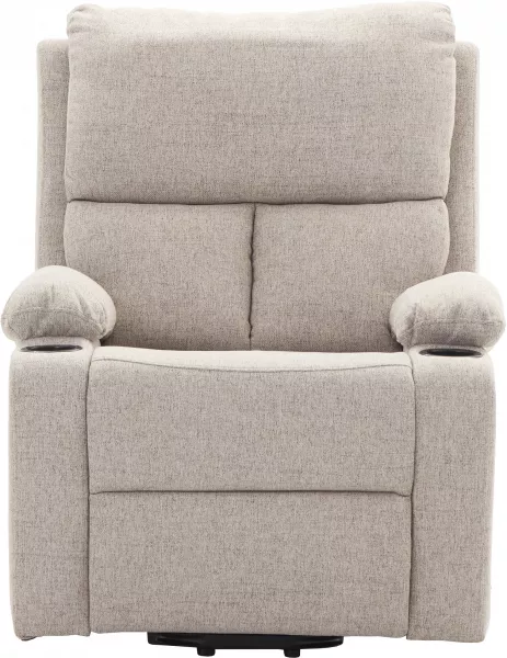 Fotel elektryczny relax z funkcją ułatwiania wstawania Calio 27 (latte)