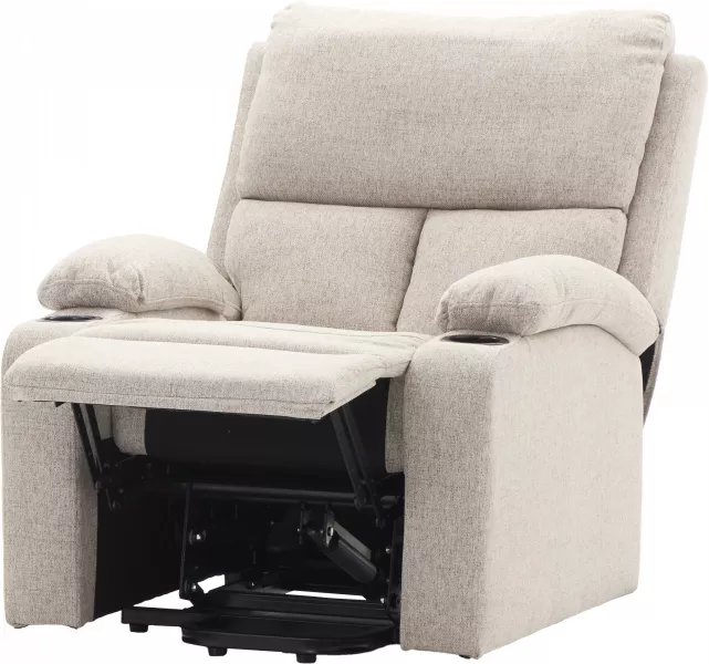 Fotel elektryczny relax z funkcją ułatwiania wstawania Calio 27 (latte)